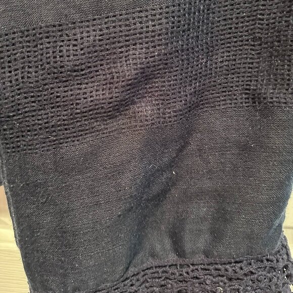 Abercrombie & Fitch Navy Blue Scarf - Picture 2 of 3